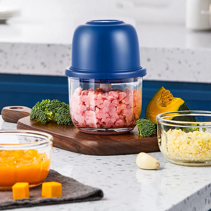 Cordless Multifunctional Mini Electric Food Processor, Wireless Portable Kitchen Chopper
